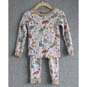 Arctic Hero Boys Size 3T Dinosaurs Two Piece Long Sleeve Thermal Pajama Set